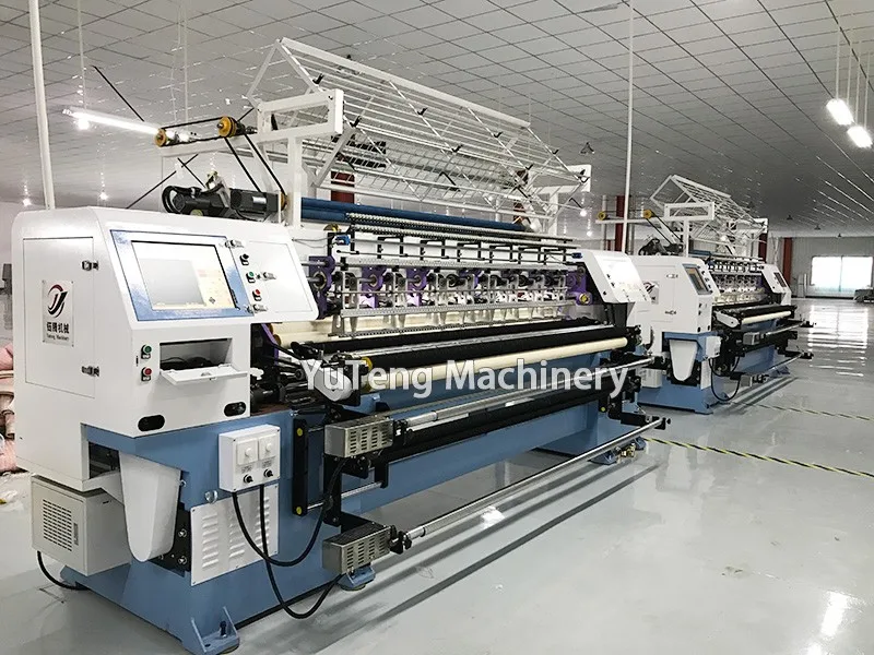 
3300 мм компьютеризированная стеганая машина с замком, стеганая машина для матрасов с несколькими иглами 