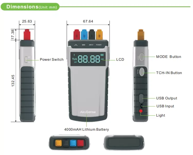 Akusense Sensor Tester Kit WD-1 Industrial Inductive Sensors Test Box Contrast Smart Tester Digital Detect Sensor with Display