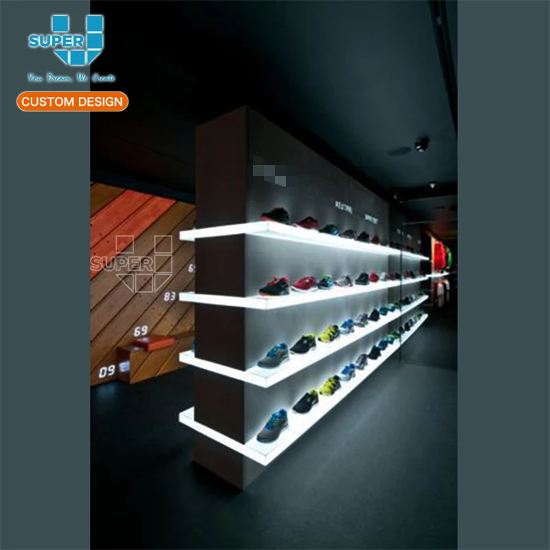 Retail Department Exhibitor Led Lighted Acrylic Shoe Display - Buy Acrylic  Shoe Display,Acrylic Shoe Display,Acrylic Shoe Display Product on  