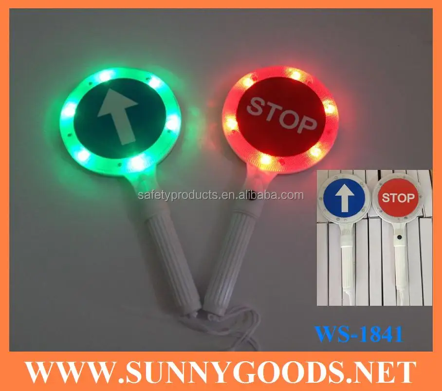 Traffic Control Stop Go Paddle Sign