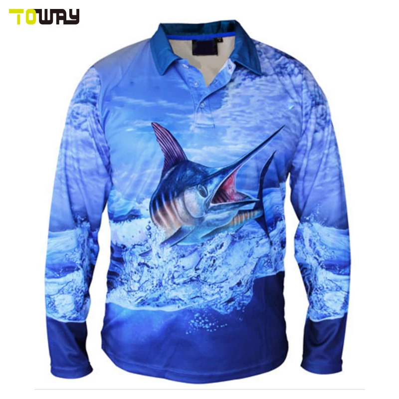 BETHERIVAL Wholesale Custom Sublimation Fishing Shirts