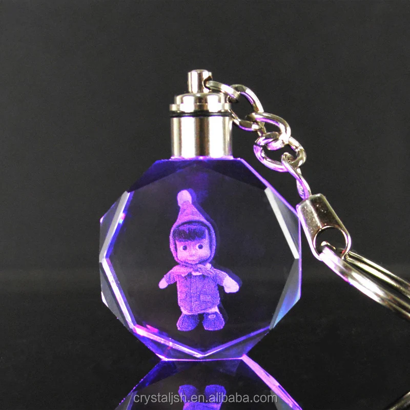 Оптовая продажа, дешевая детская фоторамка, светодиодный брелок с кристаллами
