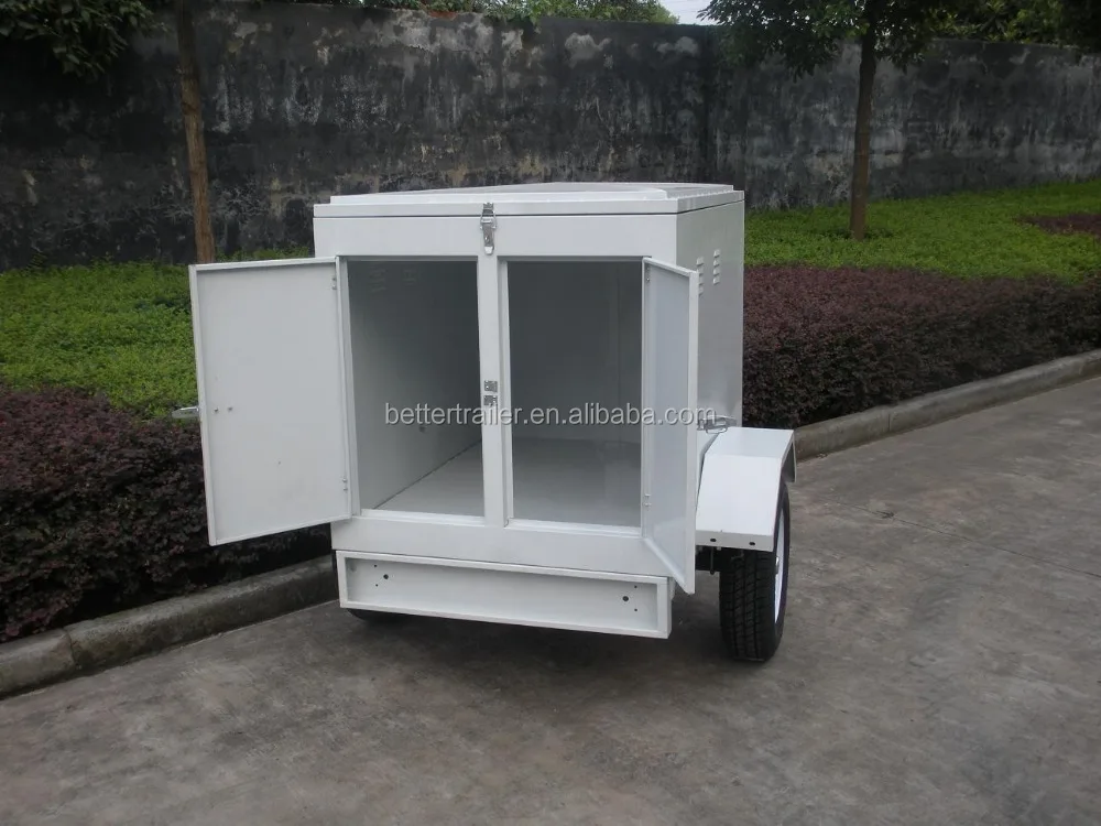Powder Coated 4X4 Small Enclosed Dog Trailer