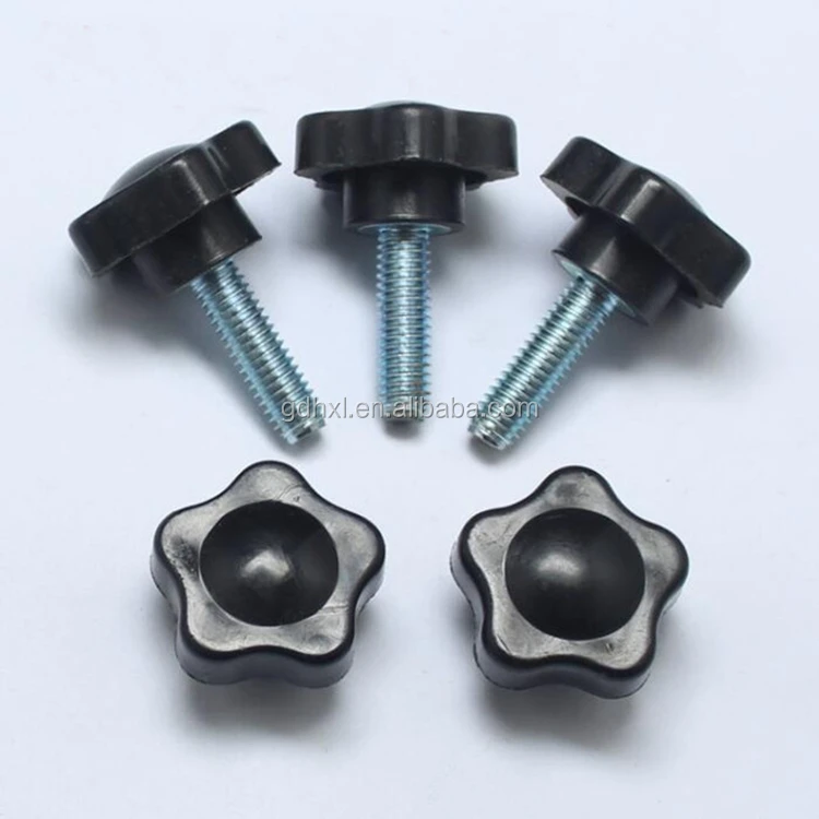 M3 M4 M5 M6 6 Lobe Plastic Hand Knob Thumb Nut Star Knob Nut