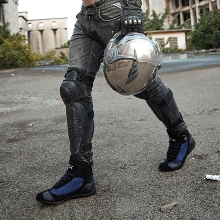 ARCX Mens Cowboy Riding Shoes Sports Bike Racing Motorcycle Safety Boots