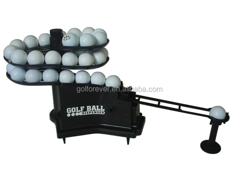Motorless Semi Auto Golf Ball Dispenser & Launcher Machine for