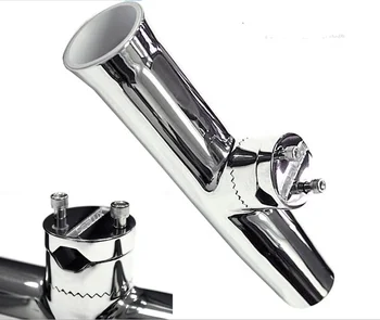 Boat Stainless Steel Fishing Rod Holder With Wrench 7/8"-1" Rail Mount From  Isure Marine Made in China