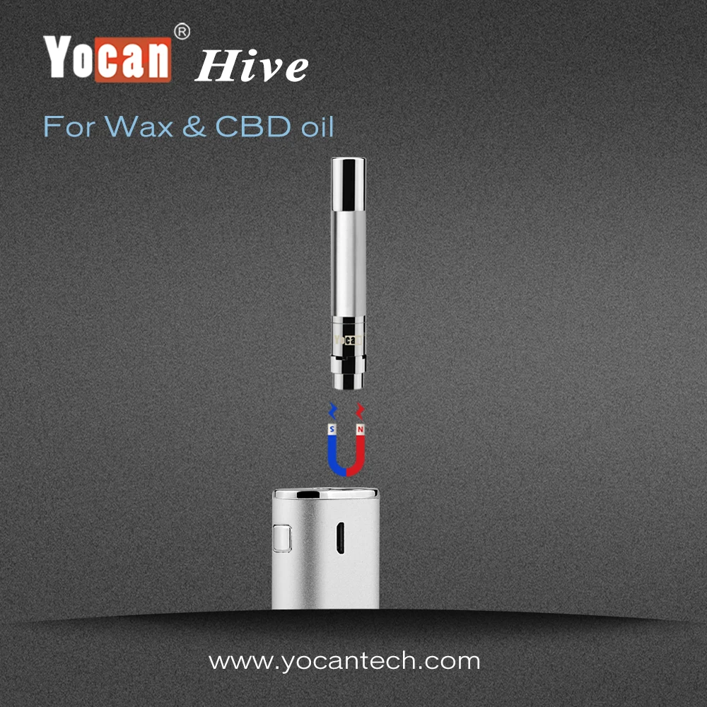 
 Специальный дизайн, Yocan Hive 2 в 1, испаритель для воска и cbd с магнитным разъемом, боксмод  