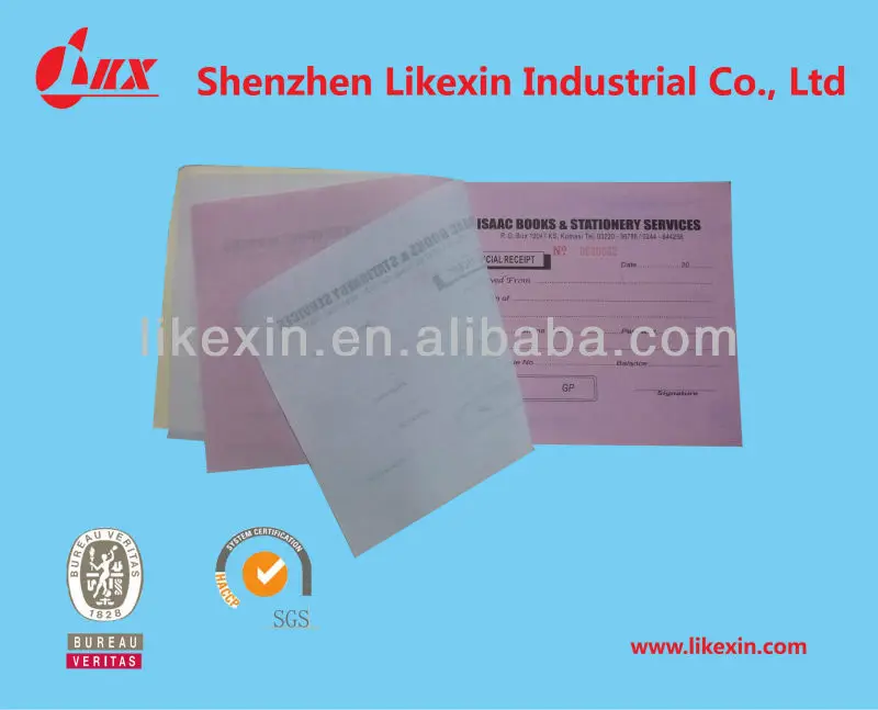 Bill Receipt Book Printing