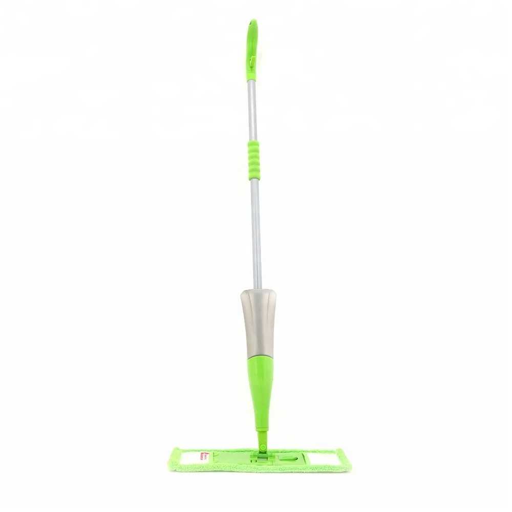 Швабра с мокрым распылителем для мытья пола, многоразовая бутылка с распылителем и 2 моющихся подушечки из микрофибры, плоская Швабра для сухой и влажной уборки