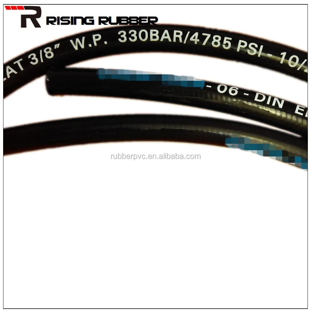3/8 Inch DIN 2SN/SAE R2 High Pressure Hydraulic Rubber Hose