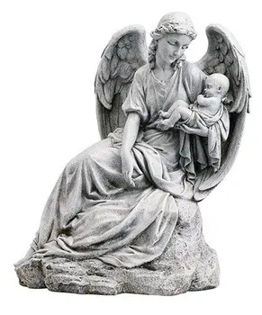 Ornament decoration Guardian polyresin figure statue miniture resin angel