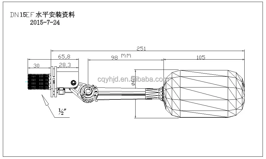 Ball Cock Float Valve for Portable Desert Air Cooler and Conditioner