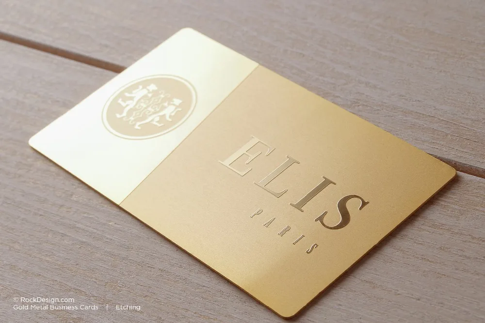 Gold Metal Business Cards