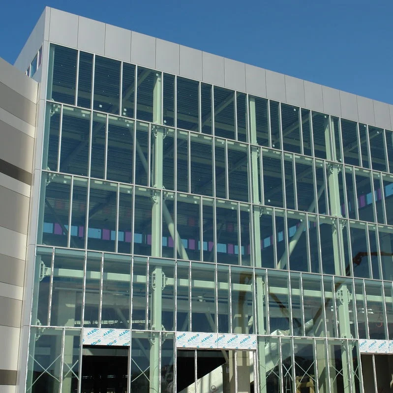 Hot Sale Cheap Spider System Unitized Double Glazing Frameless Aluminium Glass Curtain Wall Cost Per square Metre