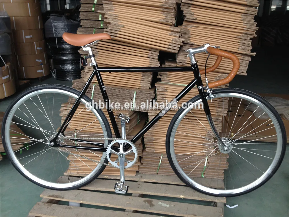 Single Speed Fixed Gear Bike Drop bar Fix Bicycle Vintage Fixie Gear Bike