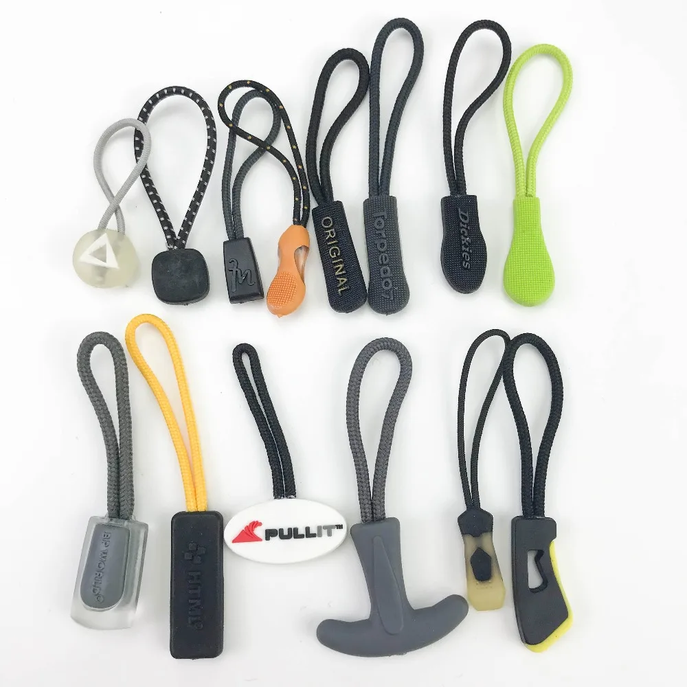 
 Сделайте свой собственный логотип, резиновые силиконовые застежки-молнии из ПВХ  