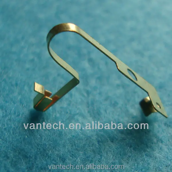 High Elasticity Battery Leaf Spring Contact Connector with Plating Sheet Metal Fabrication Product