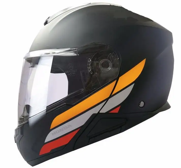 Helme - Casco modular integrado de cara completa Helme Crash Flip-Up con  certificación DOT/ECE con viseras, cascos de motocross, casco de moto de