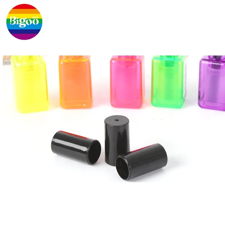 Бутылка под лак для ногтей стиль мини пластиковый маркер ручка набор из 6 видов цветов оптовая продажа для офиса и школы промотирования