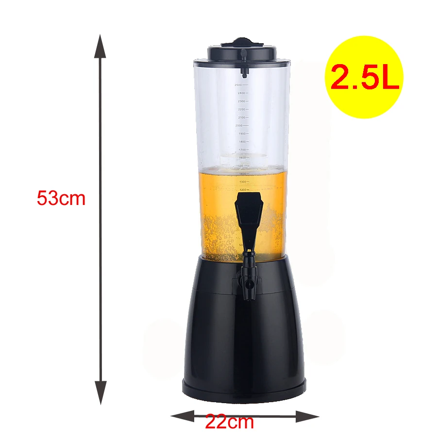 Новые продукты, электрический пластиковый стеклянный смеситель для апельсинового охлаждения, диспенсер для сока на продажу