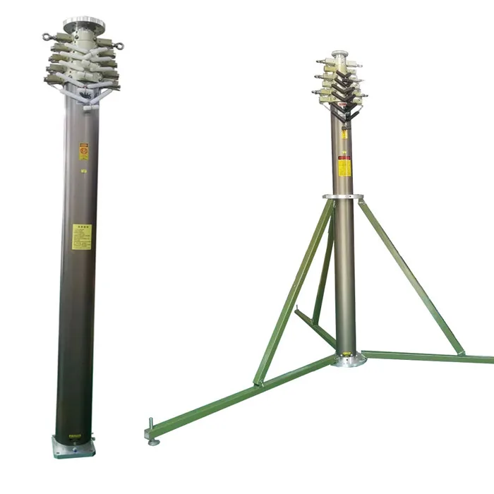 アルミニウム製 アマチュア無線 アンテナマスト 伸縮可能 アルミニウム