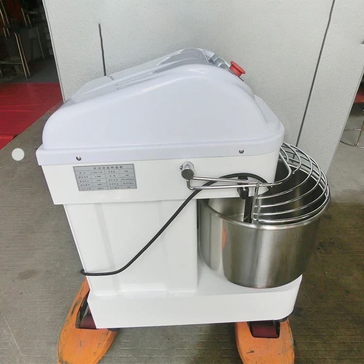 Промышленный двухскоростной высококачественный спиральный тестомеситель для печенья, 240-128 об/мин