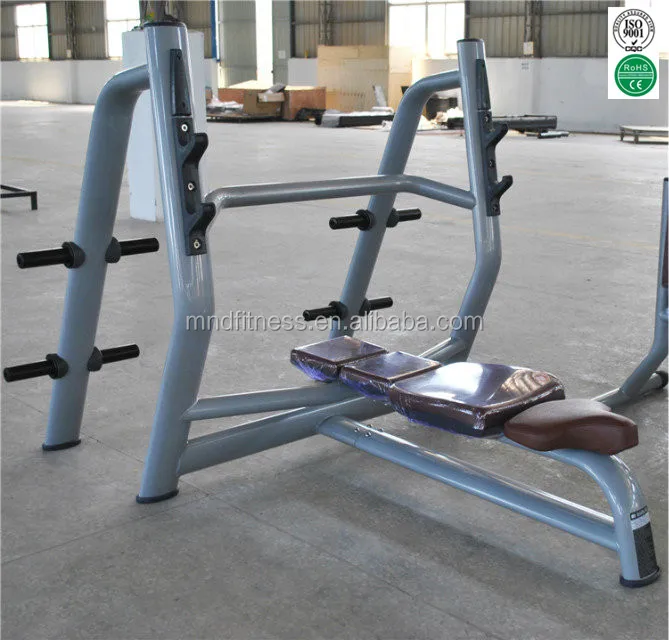 MOQ 1 Gym Use Bodybuilding Machine Weight Bench Workout Gym Home Fitness Equipment Flat Bench for Exercise