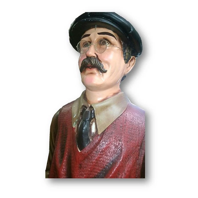 Golfer Statue Character Resin Life Size