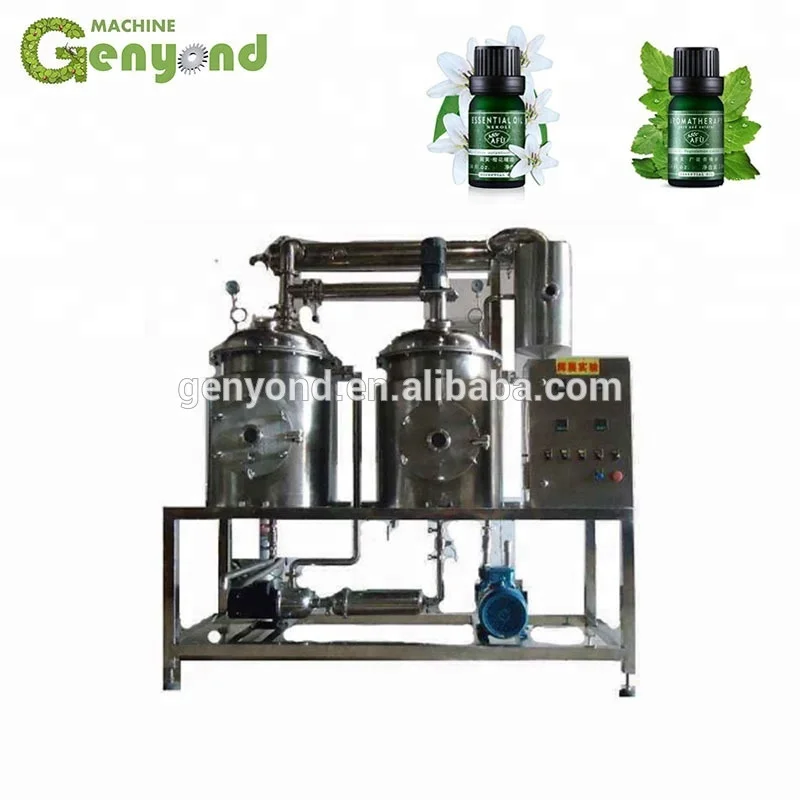 Industrial Essential Oil Distiller Distillation Extraction Plant Essence Extractor Equipment Machine for Flower and Plant
