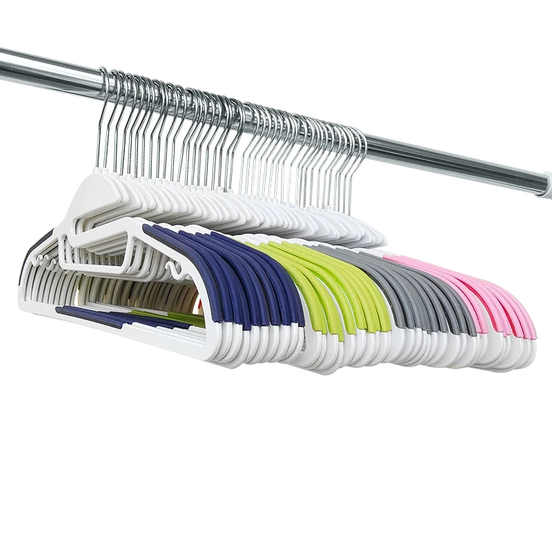 multicolore multicolor 50 Hangers Confezione da 50 o 100 grucce in plastica per abiti da bambini 