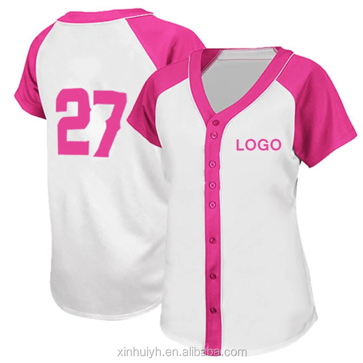 Custom Pink Baseball Jersey Men and Women Section Shirt 3D Printed Shirt  Casual Team Shirts Hip Hop Unisex Tops - AliExpress