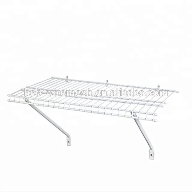 8′ ′ Metal Closet Kit Metal Wall Shelf for Clothes & Shoes - China