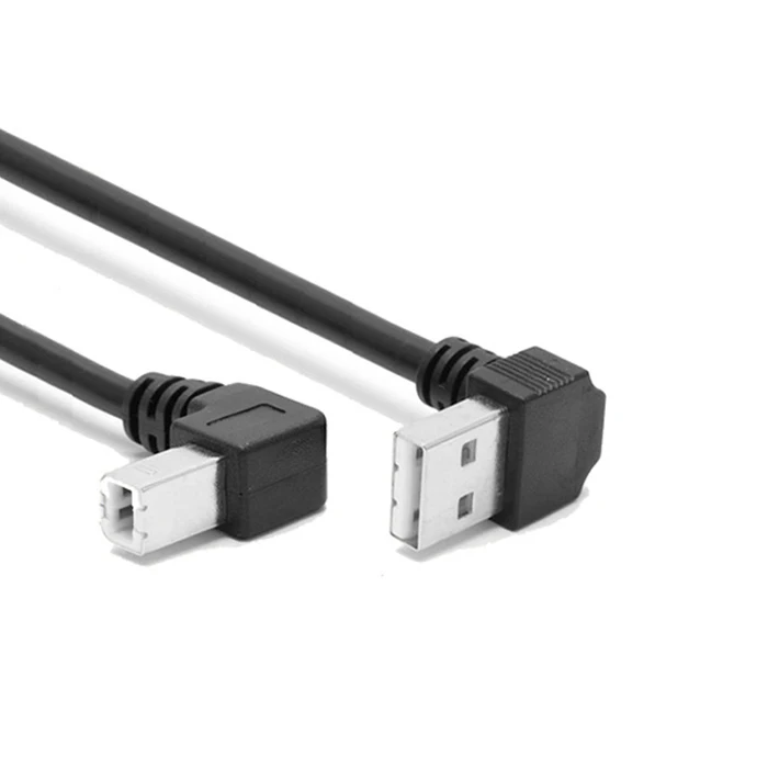 Amazon.com: CY 80 cm Dual USB 2.0 macho a Standard B Male y cable para  impresora y escáner \u0026 Disco Duro Externo : Electrónica