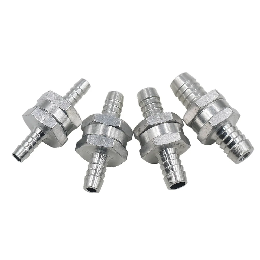 Aluminium  Alloy 6mm 8mm 10mm Non-return One Way Check Valve