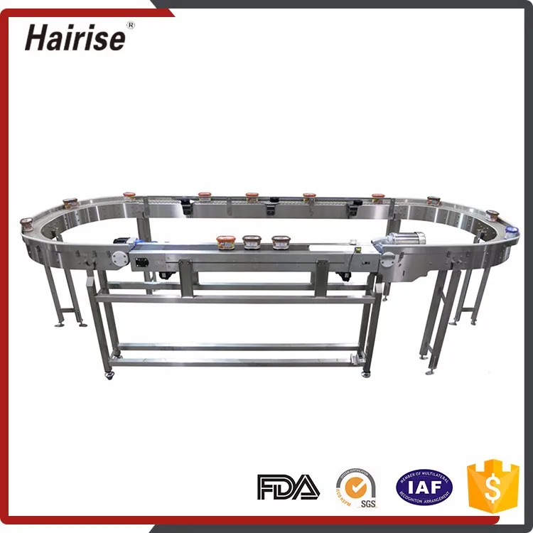Hairise Bend Conveyor Turntable Angle System  Round 90 Degree 180 Degree Turning Roller Curve Swerve Belt
