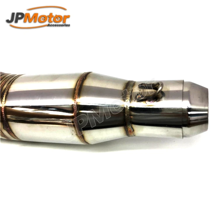 JPMotor Байк выполнять выхлопных нержавеющей стали мотоцикла глушитель выхлопной трубы