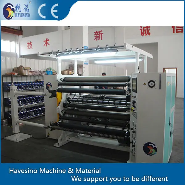 Disposable Paper table cover rolls fabric slitting machine with great price