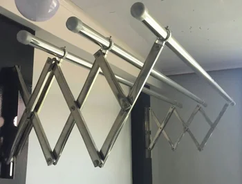 Klapp Balkon Edelstahl Kleidung Trocknen Rack,Wand Montiert