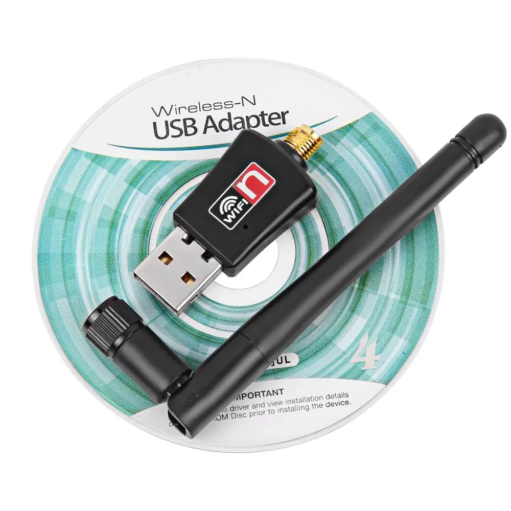 300Mbps Realtek  RTL8192 CU Mini usb wifi adapter wlan stick with  antenna  for laptop desktop Raspberry PI