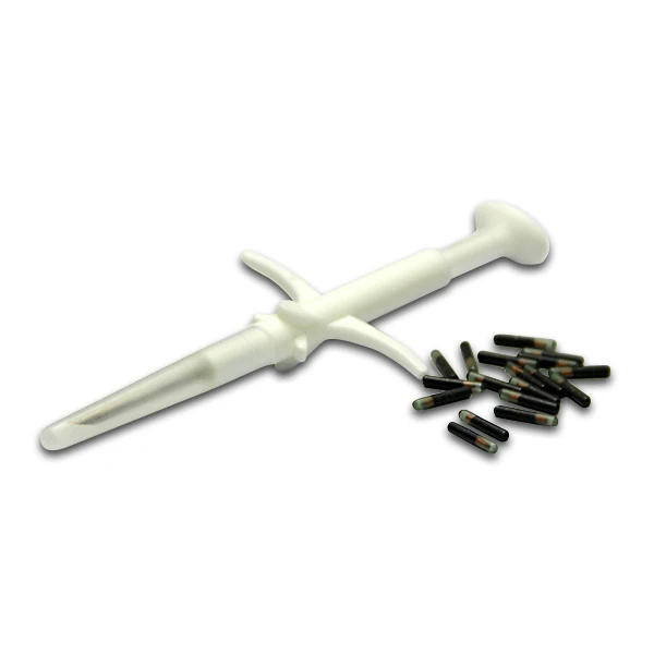 Pet Chip 134Khz RFID LF EM4305 Animal Tracking Microchip With Applicator