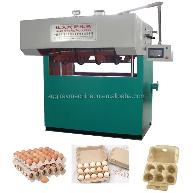 Egg Tray Forming Machinery Egg Carton Box Making Machine Using Waste Paper Agricultural Waste Rice Straw Material