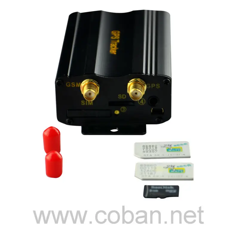 GPS Tracker 103B with auto answer/anti theft/remote controller/build out antenna for car/vehicel/taxi tracking