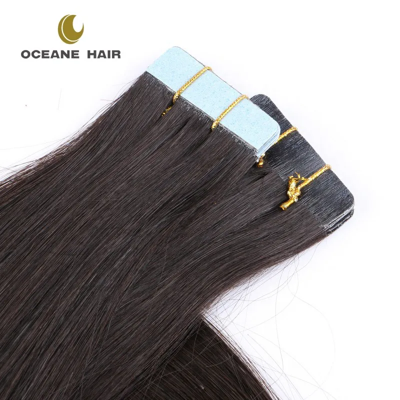 Wholesale Tape In Hair Extention Natural 100% Human Ombre Tape Hair, European Blond Tape Hair Extensions  