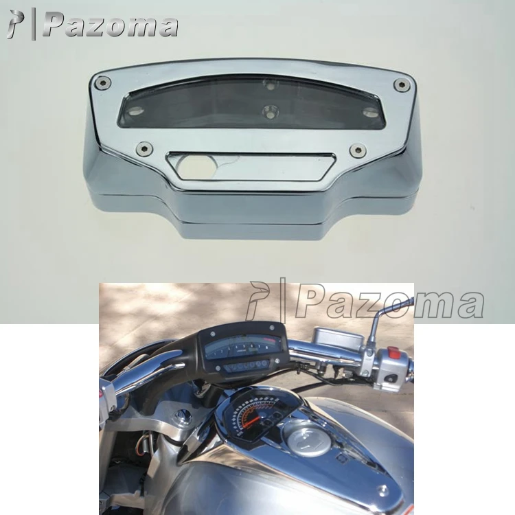 Source Motorcycle Chrome Aluminum Speedo Gauge Tach Covers For