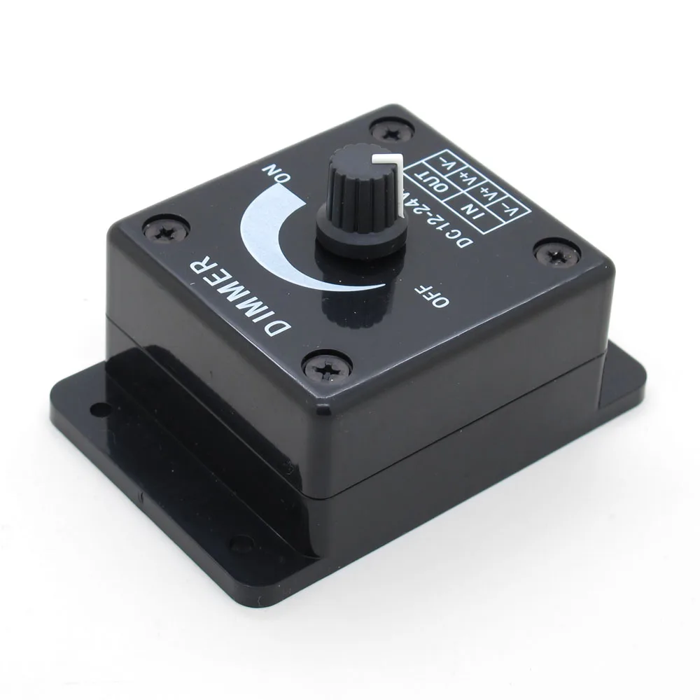 Knob Dimmer Brightness Led Control 1 Channel Controller with Single Color Light Strips
