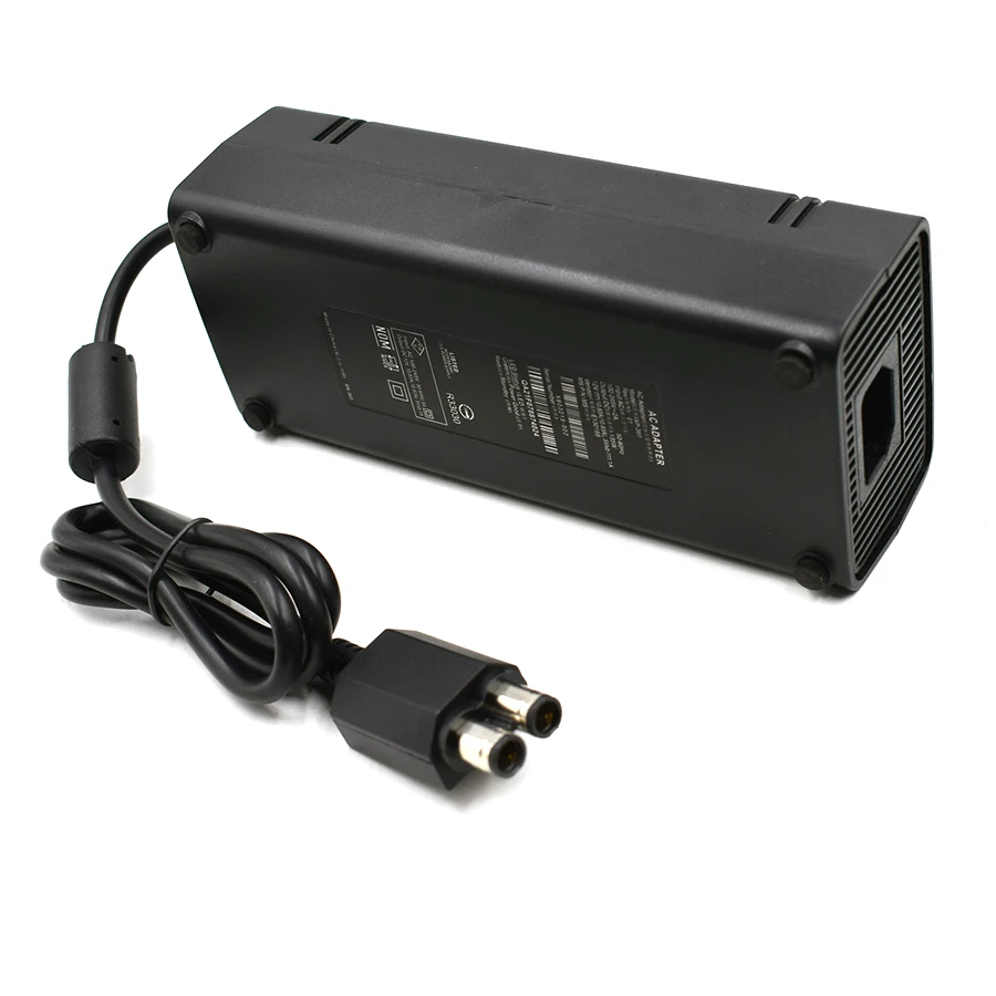 Black 135w Ac Power Adapter For Xbox360 Slim - Us/uk Plug, Oem
