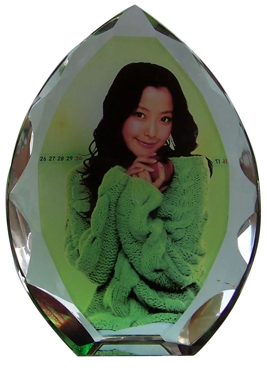 color printed photo crystal