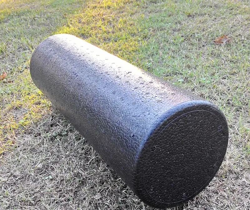High Density EPP Foam Roller 45cm X 15cm Solid Black Color