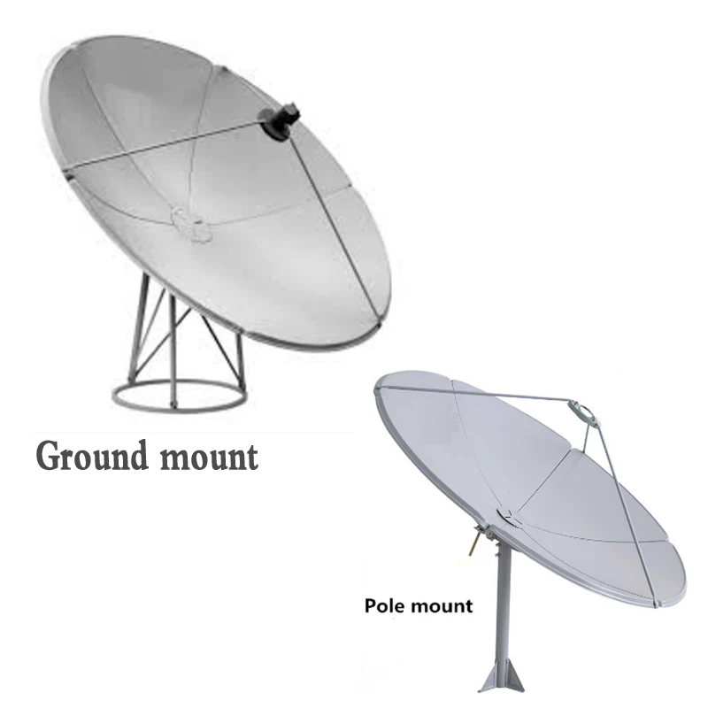 1.8mts Prime Focus C Band Satellite Dish